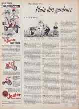 Better Homes & Gardens July 1954 Magazine Article: The diary of a Plain dirt gardener