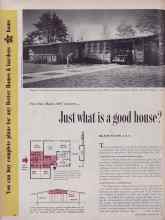 Better Homes & Gardens July 1954 Magazine Article: Just what is a good house?