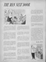 Better Homes & Gardens July 1954 Magazine Article: THE MAN NEXT DOOR