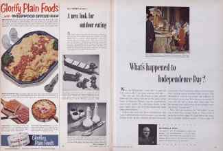 Better Homes & Gardens July 1954 Magazine Article: Page 40
