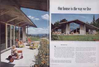 Better Homes & Gardens July 1954 Magazine Article: Our house is the way we live