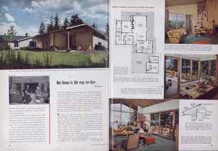 Better Homes & Gardens July 1954 Magazine Article: Page 48