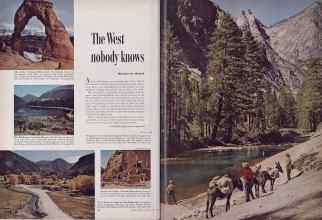 Better Homes & Gardens July 1954 Magazine Article: The West nobody knows