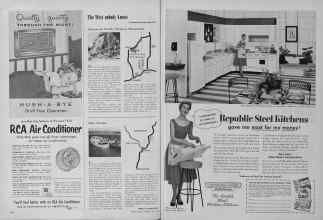 Better Homes & Gardens July 1954 Magazine Article: Page 106