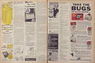 Better Homes & Gardens July 1954 Magazine Article: Page 142