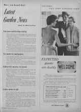 Better Homes & Gardens August 1954 Magazine Article: Latest Garden News
