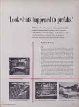 Better Homes & Gardens August 1954 Magazine Article: Look what's happened to prefabs!