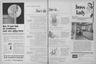 Better Homes & Gardens August 1954 Magazine Article: AUGUST GARDEN REMINDERS: Now's the time to...