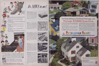 Better Homes & Gardens August 1954 Magazine Article: Page 28