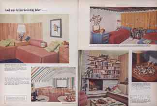 Better Homes & Gardens August 1954 Magazine Article: Page 54