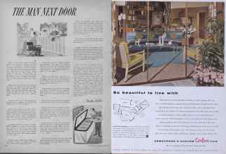 Better Homes & Gardens August 1954 Magazine Article: Page 128
