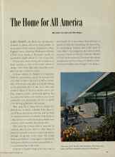 Better Homes & Gardens September 1954 Magazine Article: The Home for All America