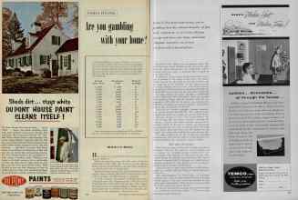 Better Homes & Gardens September 1954 Magazine Article: Are you gambling with your home?