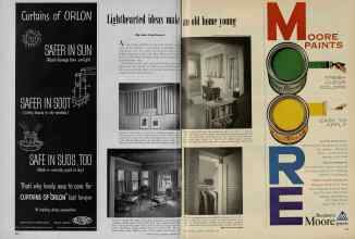 Better Homes & Gardens September 1954 Magazine Article: Lighthearted ideas make an old home young