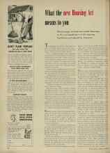 Better Homes & Gardens October 1954 Magazine Article: What the new Housing Act means to you