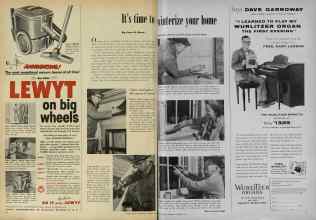 Better Homes & Gardens October 1954 Magazine Article: It's time to winterize your home