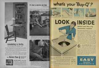 Better Homes & Gardens October 1954 Magazine Article: Page 16