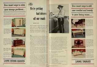 Better Homes & Gardens October 1954 Magazine Article: We're getting bad drivers off our roads