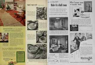 Better Homes & Gardens October 1954 Magazine Article: Page 54