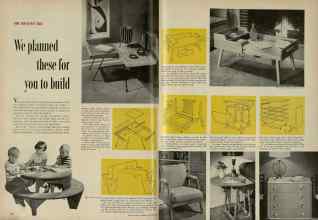 Better Homes & Gardens October 1954 Magazine Article: We planned these for you to build