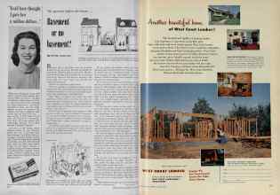 Better Homes & Gardens October 1954 Magazine Article: Page 154