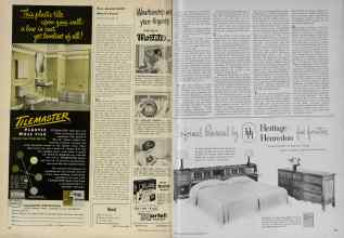 Better Homes & Gardens October 1954 Magazine Article: Page 198