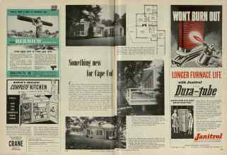 Better Homes & Gardens October 1954 Magazine Article: Something new for Cape Cod