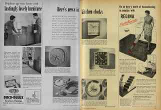 Better Homes & Gardens October 1954 Magazine Article: Page 230
