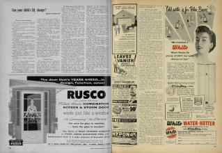 Better Homes & Gardens October 1954 Magazine Article: Page 258