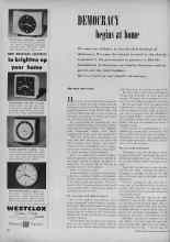 Better Homes & Gardens November 1954 Magazine Article: DEMOCRACY begins at home