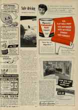Better Homes & Gardens November 1954 Magazine Article: Safe driving