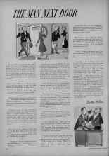 Better Homes & Gardens November 1954 Magazine Article: THE MAN NEXT DOOR