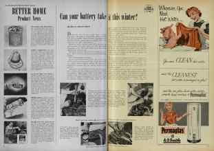 Better Homes & Gardens November 1954 Magazine Article: Can your battery take it this winter?