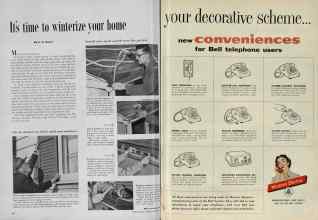 Better Homes & Gardens November 1954 Magazine Article: Page 44