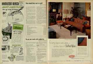 Better Homes & Gardens November 1954 Magazine Article: Page 140