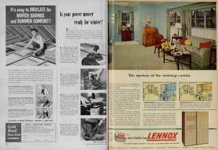 Better Homes & Gardens November 1954 Magazine Article: Page 158