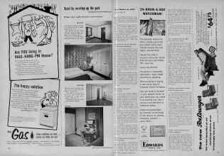 Better Homes & Gardens November 1954 Magazine Article: Page 168
