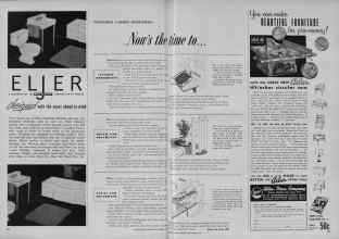 Better Homes & Gardens November 1954 Magazine Article: Now's the time to...