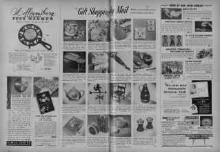 Better Homes & Gardens November 1954 Magazine Article: Gift Shopping by Mail