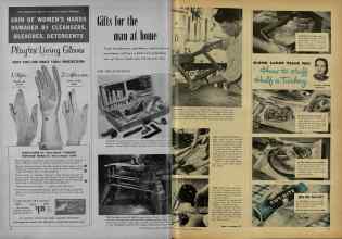 Better Homes & Gardens December 1954 Magazine Article: Gifts for the man at home