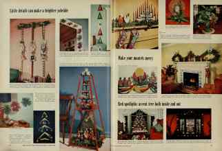 Better Homes & Gardens December 1954 Magazine Article: Page 54