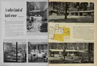 Better Homes & Gardens December 1954 Magazine Article: A softer kind of hard sense