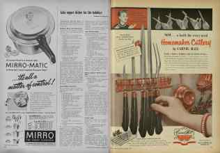 Better Homes & Gardens December 1954 Magazine Article: Page 110