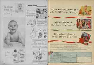 Better Homes & Gardens December 1954 Magazine Article: Page 154