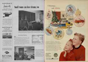 Better Homes & Gardens December 1954 Magazine Article: Page 156