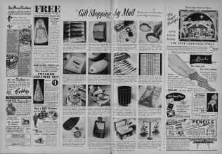 Better Homes & Gardens December 1954 Magazine Article: Gift Shopping by Mail