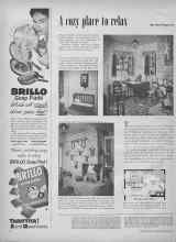 Better Homes & Gardens January 1955 Magazine Article: A cozy place to relax