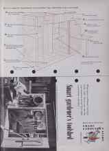 Better Homes & Gardens January 1955 Magazine Article: Smart gardener's toolshed