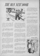 Better Homes & Gardens January 1955 Magazine Article: THE MAN NEXT DOOR
