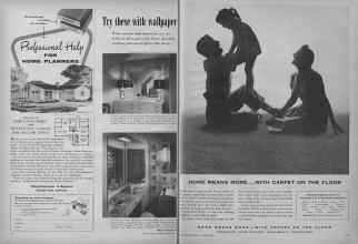 Better Homes & Gardens January 1955 Magazine Article: Page 12